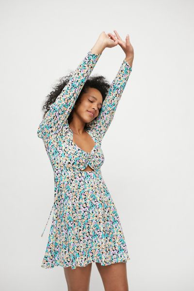 AFRM Zion Puff Sleeve Mini Dress | Urban Outfitters