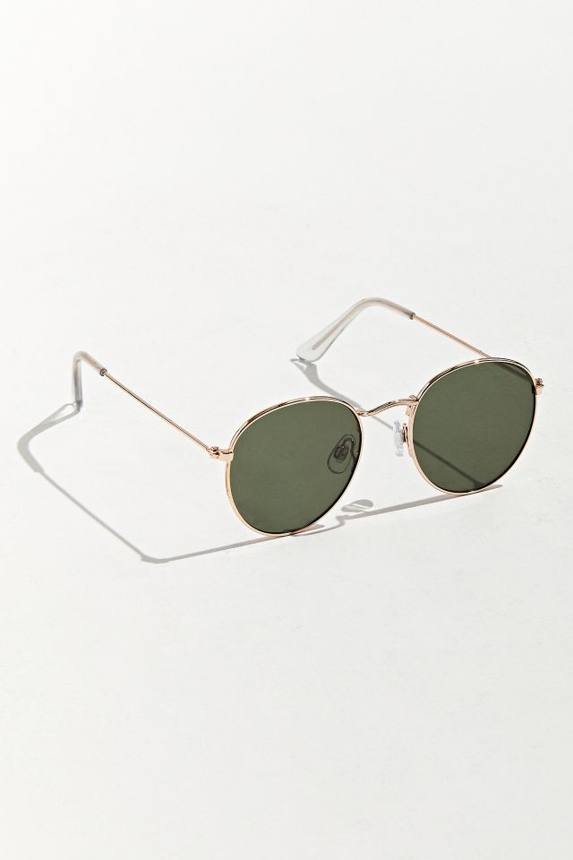 Mel Round Metal Sunglasses Urban Outfitters Canada