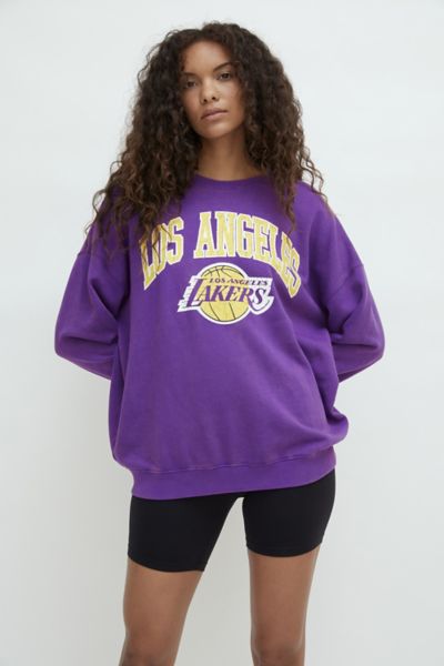 lakers crew neck sweatshirt