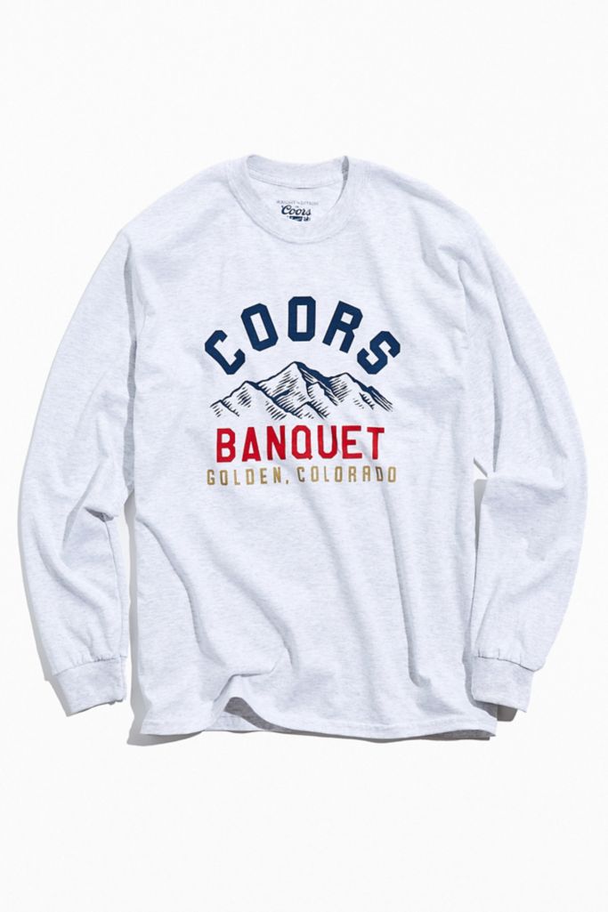 Coors Banquet Collegiate Long Sleeve Tee Urban Outfitters