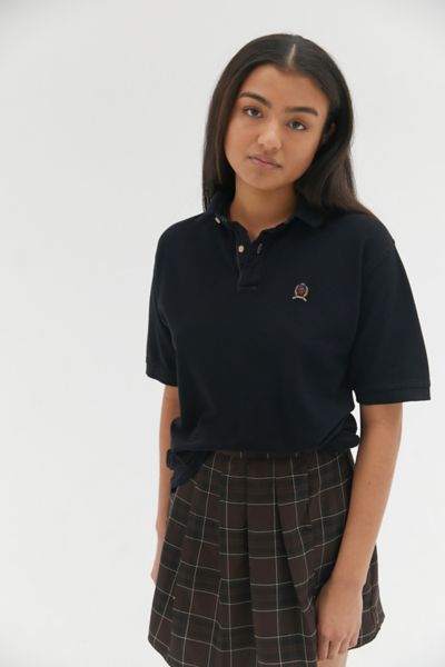 Urban Renewal Vintage Solid Polo Shirt | Urban Outfitters