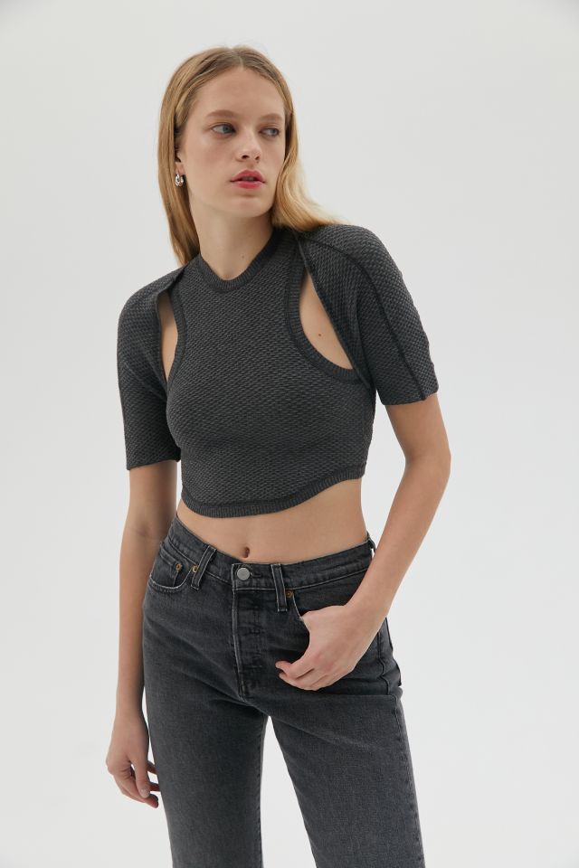 BDG Tammy Fitted Shrug Cardigan | Urban Outfitters