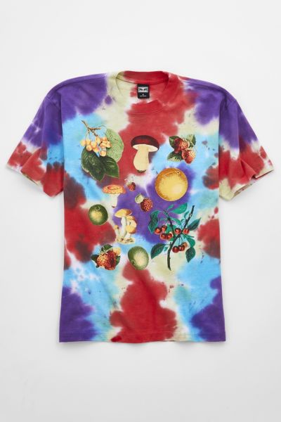 OBEY Fruits & Mushrooms Tie-Dye Tee | Urban Outfitters