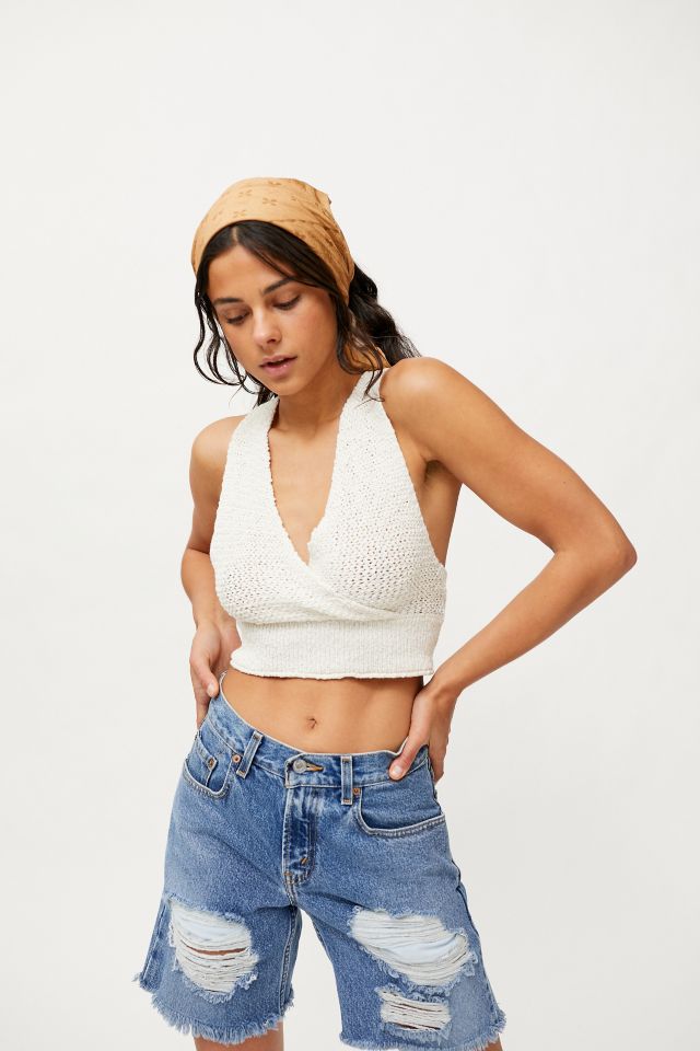 UO Melissa Knit Surplice Tank Top | Urban Outfitters Canada