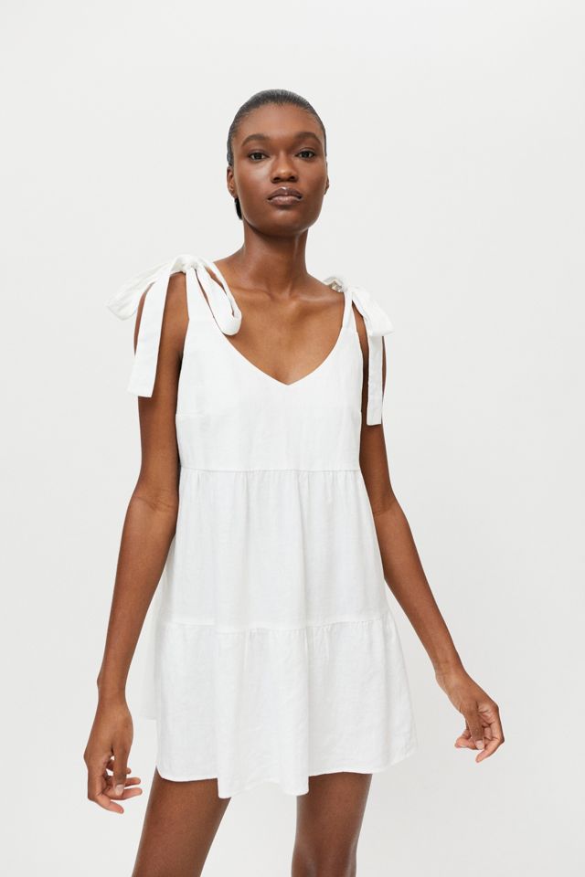Show Me Your Mumu Emme Tie-Shoulder Mini Dress | Urban Outfitters