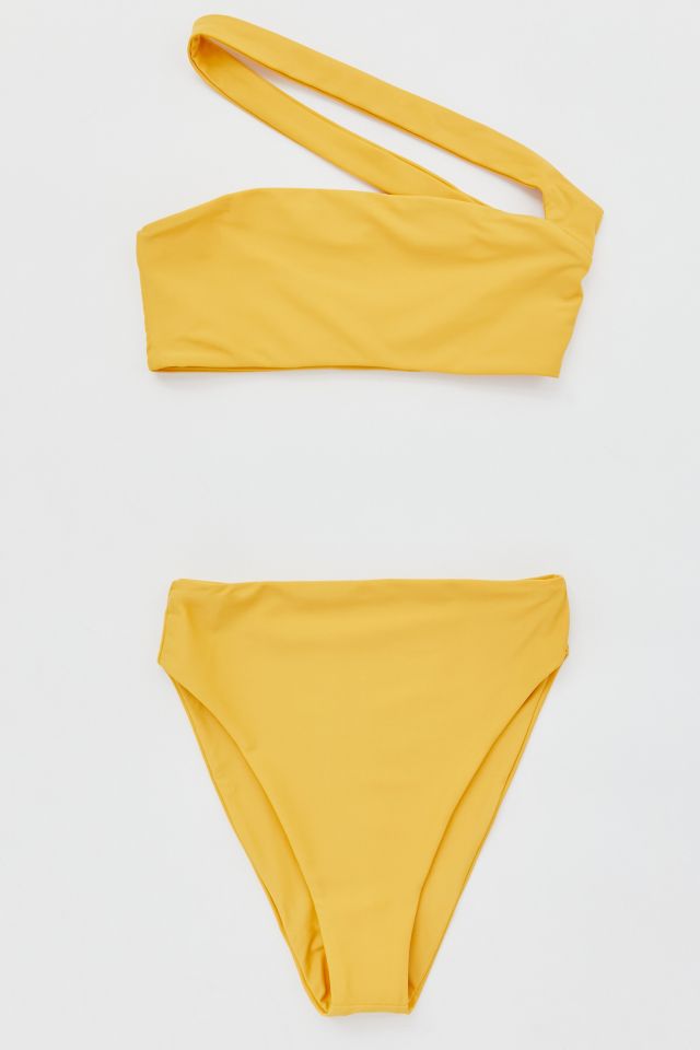 JADE Swim Incline High-Waisted Bikini Bottom | Urban Outfitters