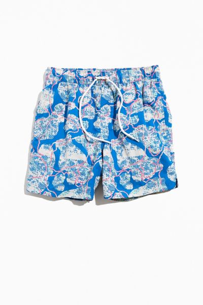 UO Abstract Cow Print Swim Short | Urban Outfitters