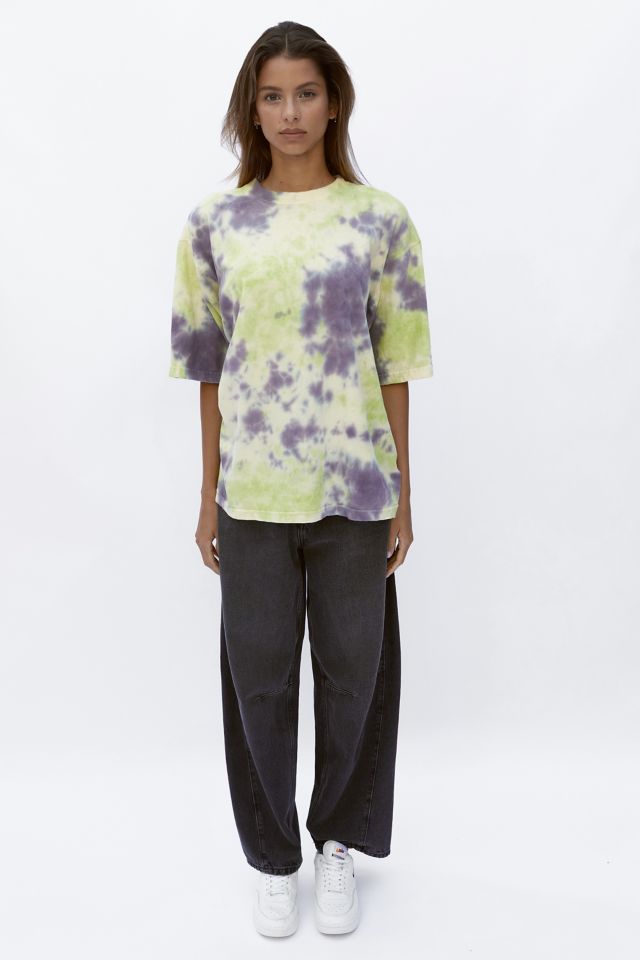 Urban Renewal Recycled Oversized Tie-Dye Cotton Tee | Urban Outfitters