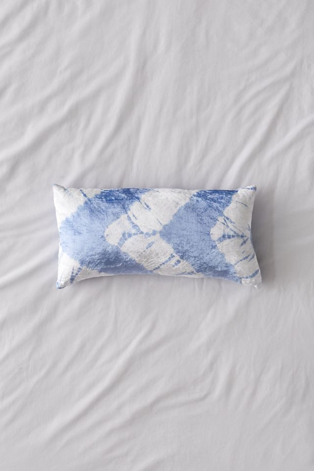Electric Velvet TieDye Bolster Pillow Urban Outfitters