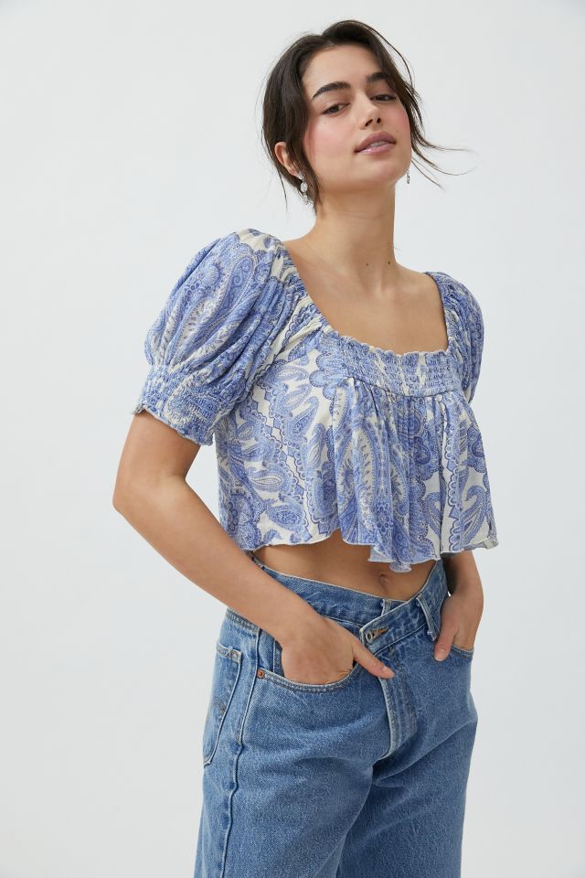 UO Dakota Puff Sleeve Blouse | Urban Outfitters