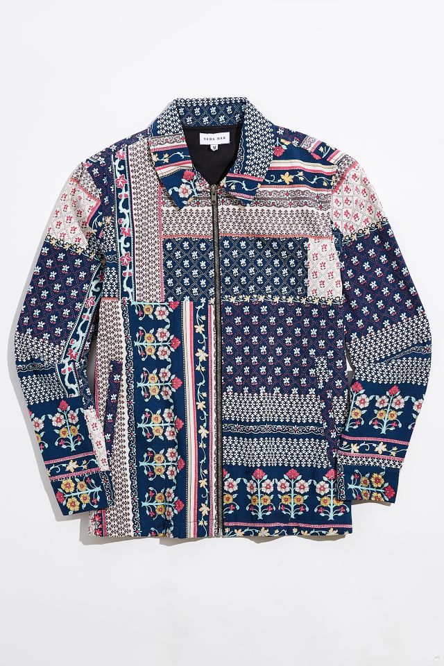 Raga Man Patchwork Pattern Shirt Jacket | Urban Outfitters