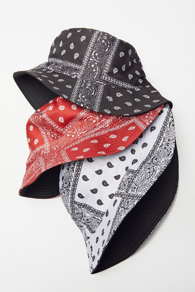 UO Bandana Bucket Hat Urban Outfitters