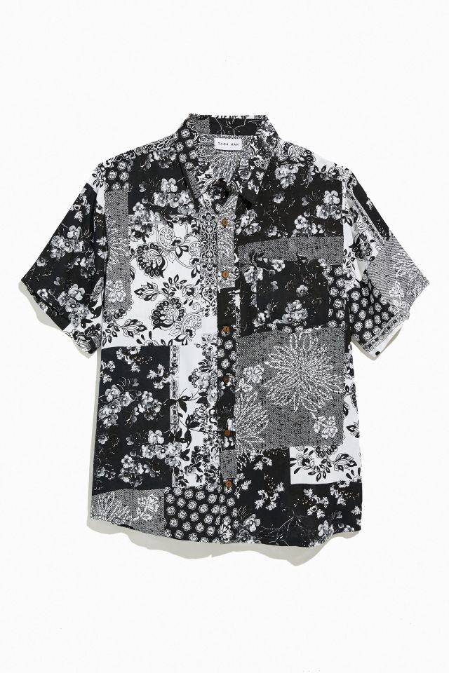 Raga Man Patchwork Button-Down Shirt | Urban Outfitters