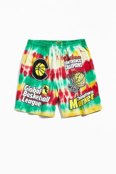 Chinatown Market Western Conference Tie-Dye Short | Urban Outfitters