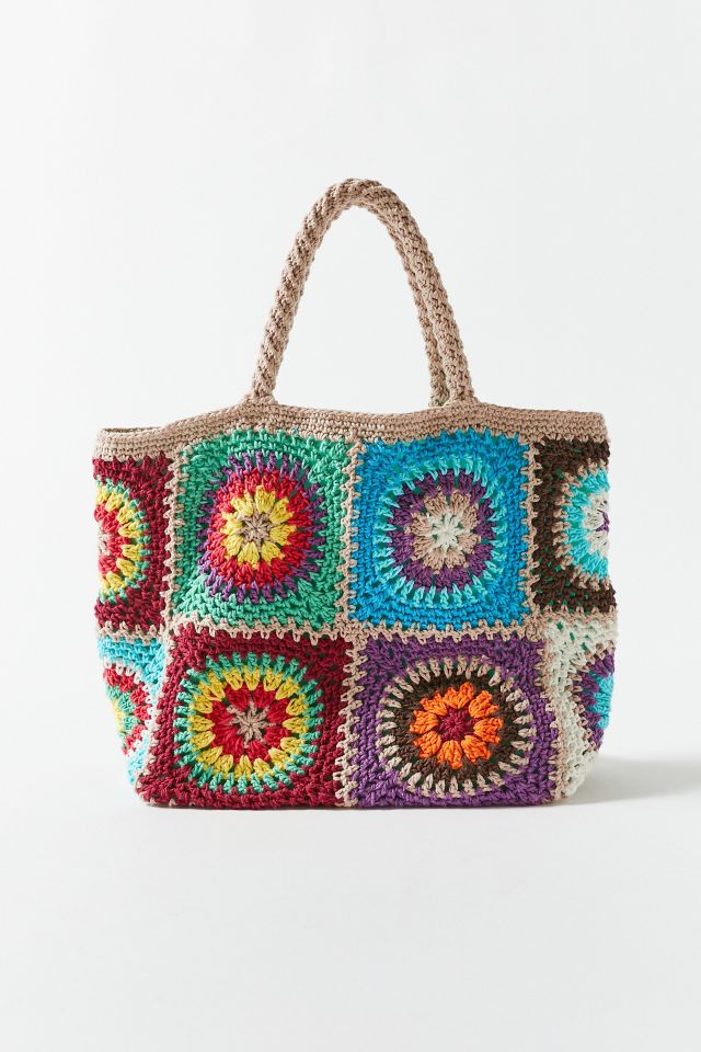 UO Daisy Crochet Mini Tote Bag Urban Outfitters