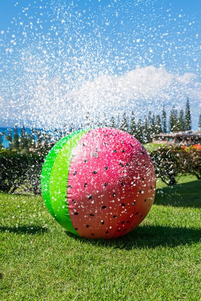 inflatable watermelon sprinkler