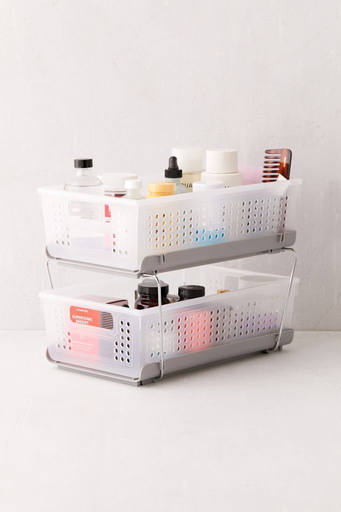 Modern 2-Tier Storage Bin | Urban Outfitters