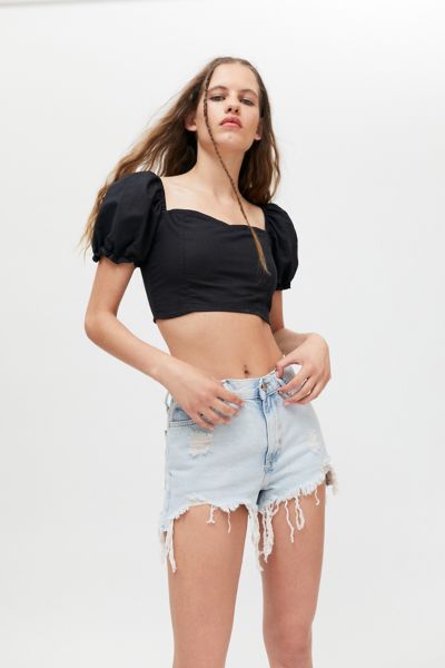 girlfriend shorts denim