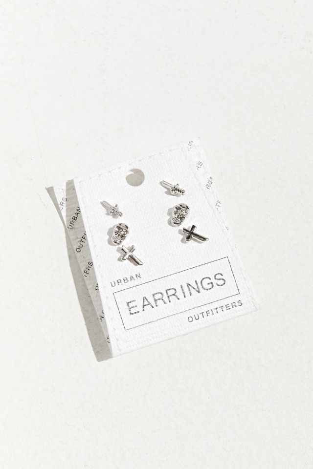 Icon Stud Earring Set Urban Outfitters