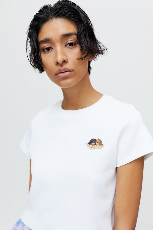 Fiorucci Angels Ribbed Baby Tee | Urban Outfitters