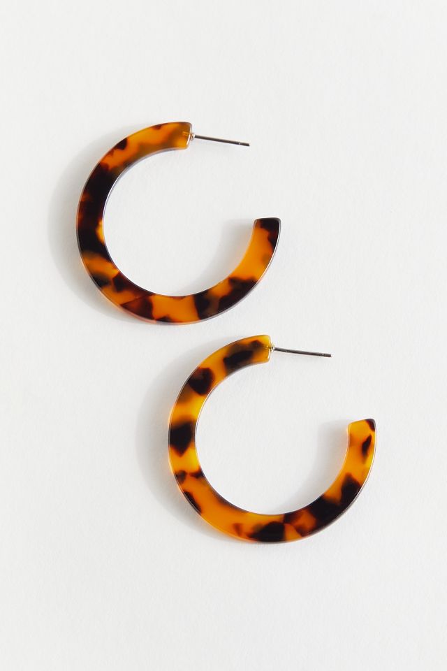 Tortoise Hoop Earring | Urban Outfitters