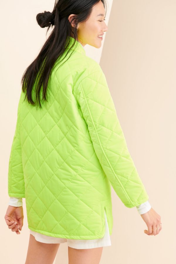 Slide View: 2: Avec Les Filles Glow Daze Quilted Jacket