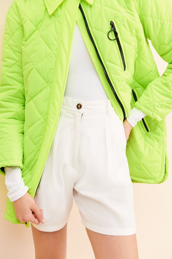 Slide View: 3: Avec Les Filles Glow Daze Quilted Jacket