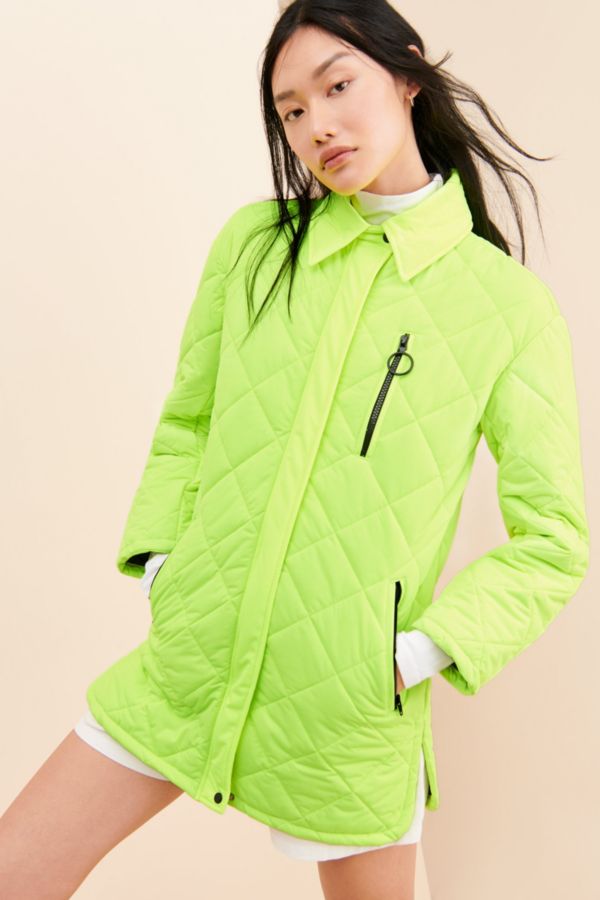 Slide View: 4: Avec Les Filles Glow Daze Quilted Jacket