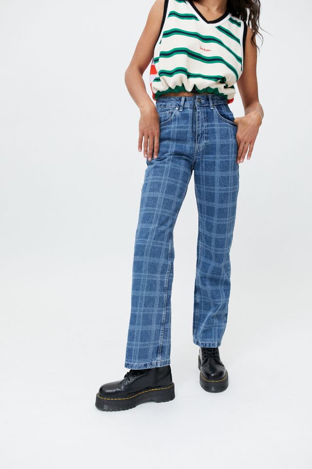 The Ragged Priest Plaid Dad Jean | Urban Outfitters