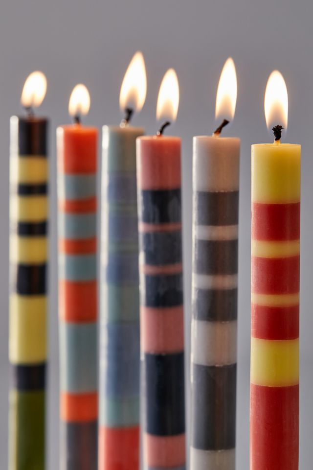 British Colour Standard Taper Candle Set Of 6 Urban Outfitters
