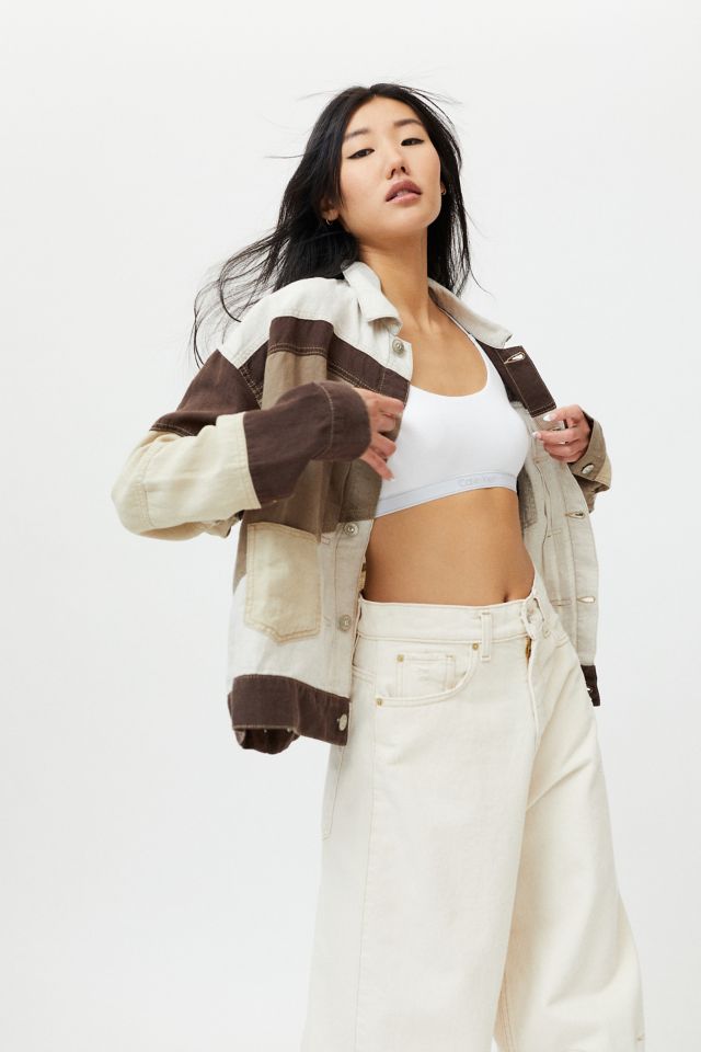 BDG Luca Patchwork Linen Jacket | Urban Outfitters