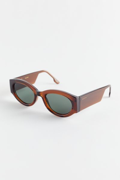 KOMONO Dax Chunky Oval Sunglasses | Urban Outfitters