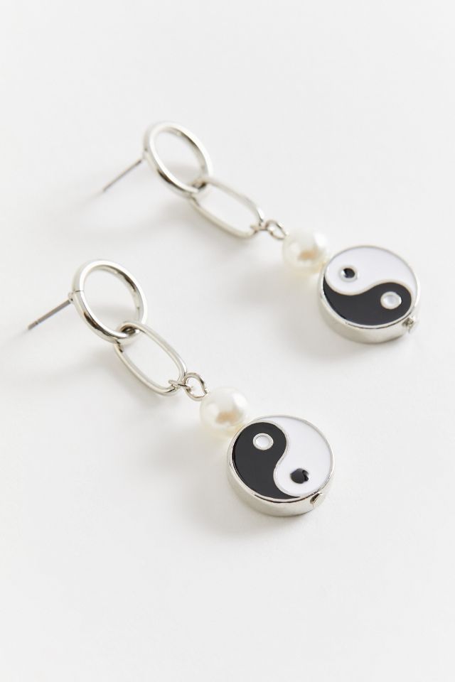 Yin Yang Statement Drop Earring | Urban Outfitters