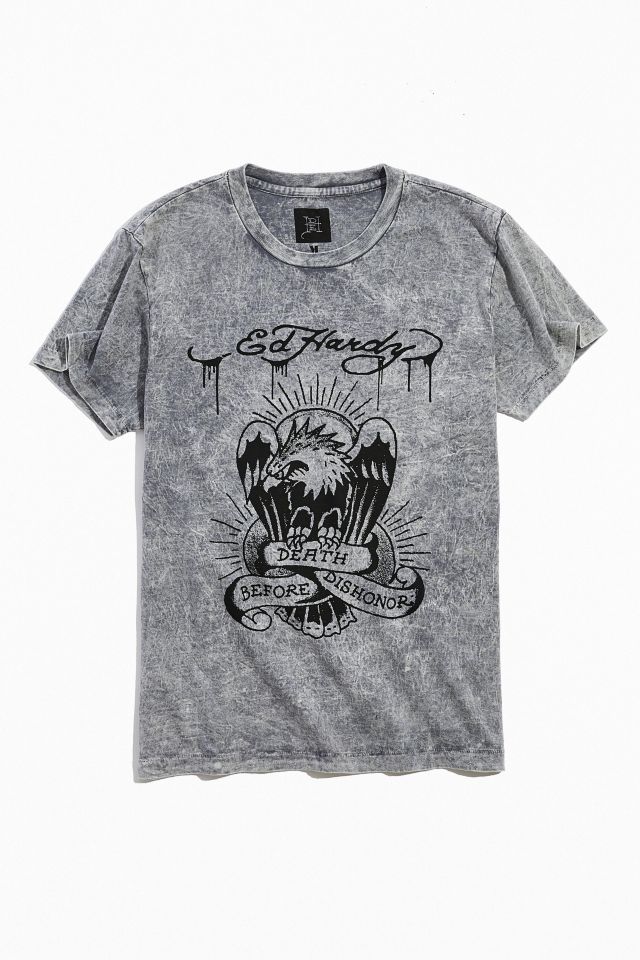 Ed Hardy Death Before Dishonor Tee | Urban Outfitters