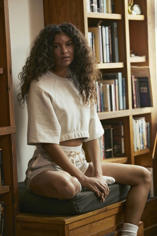 Out From Under Deja Short Sleeve Sweatshirt | Urban Outfitters