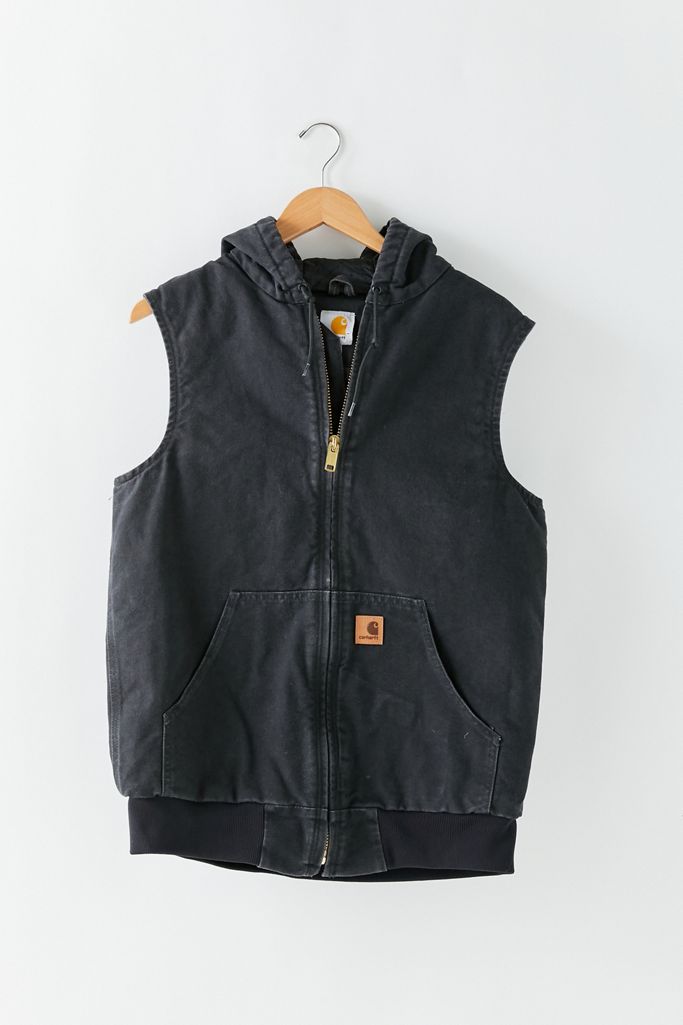 Vintage Carhartt Black Vest Urban Outfitters
