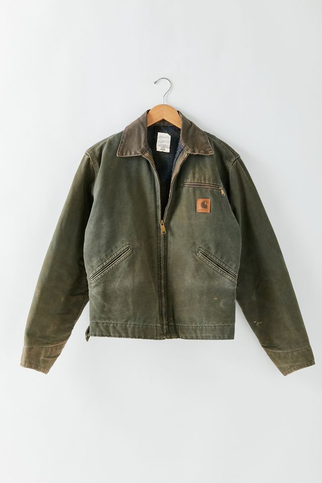 Vintage Carhart Dark Green Jacket Urban Outfitters