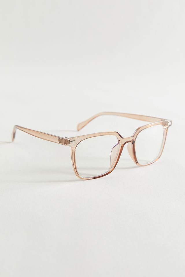 Luis Square Blue Light Glasses Urban Outfitters