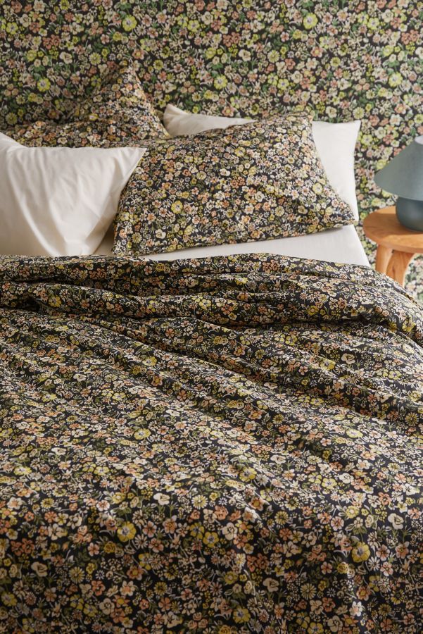 Slide View: 1: Ensemble de couette à fleurs en cotton Abigail