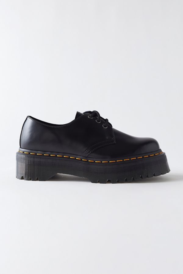 Slide View: 4: Dr. Martens 1461 Quad Smooth Leather Platform Oxford