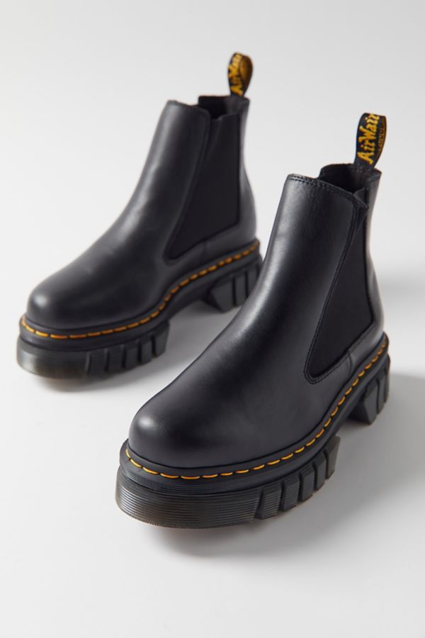 Slide View: 1: Dr. Martens Audrick Leather Platform Chelsea Boot