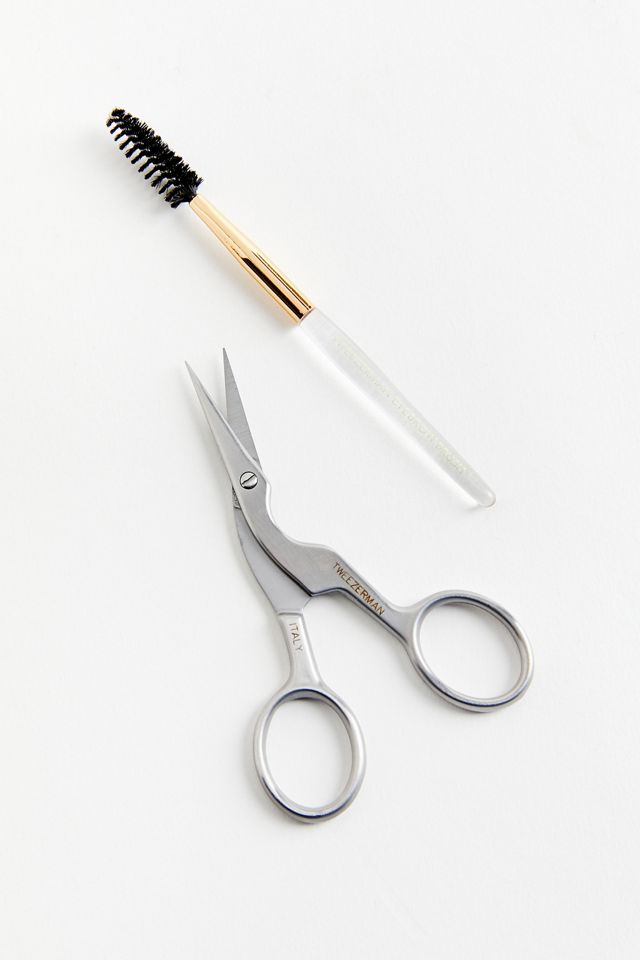 Tweezerman Brow Shaping Scissors And Brush Urban Outfitters