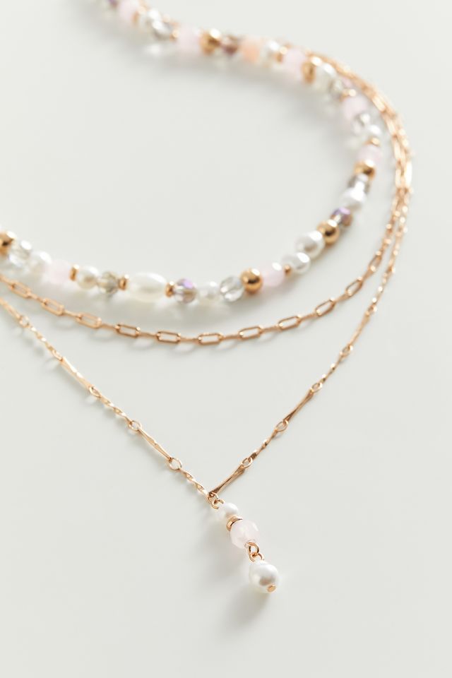 Molly Beaded Layer Classic Necklace | Urban Outfitters