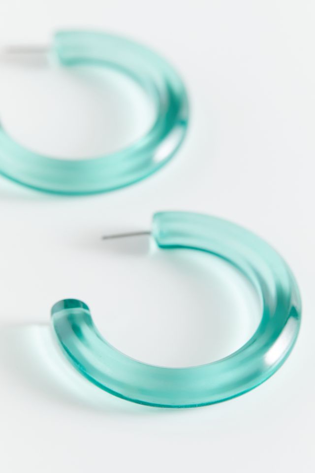 Translucent Extra-Large Hoop Earring | Urban Outfitters