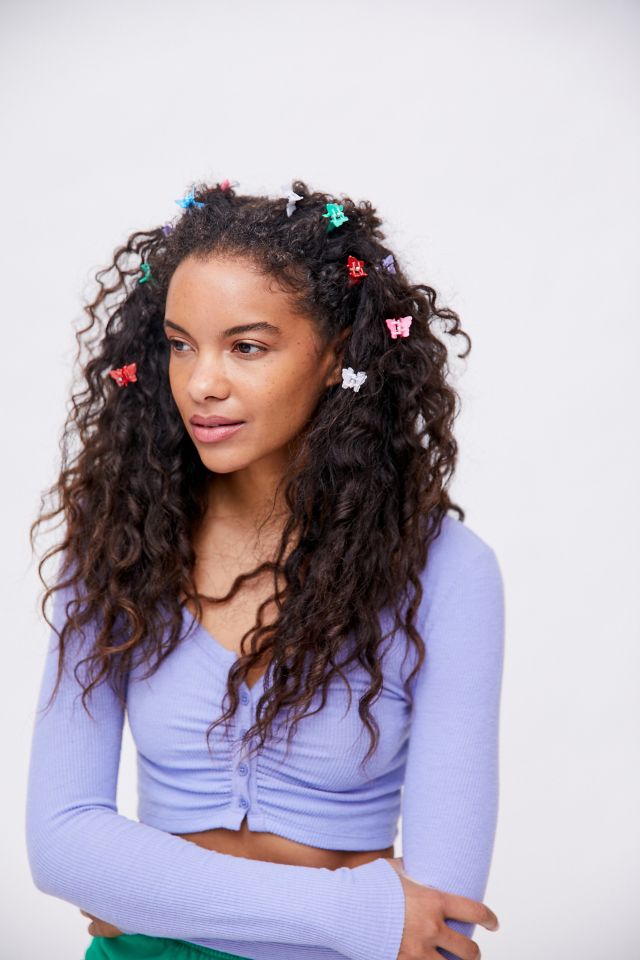 Vintage Bold Matte Butterfly Hair Clips Urban Outfitters