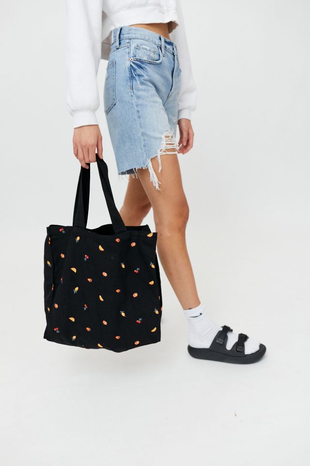 UO Embroidered Canvas Tote Bag | Urban Outfitters Canada