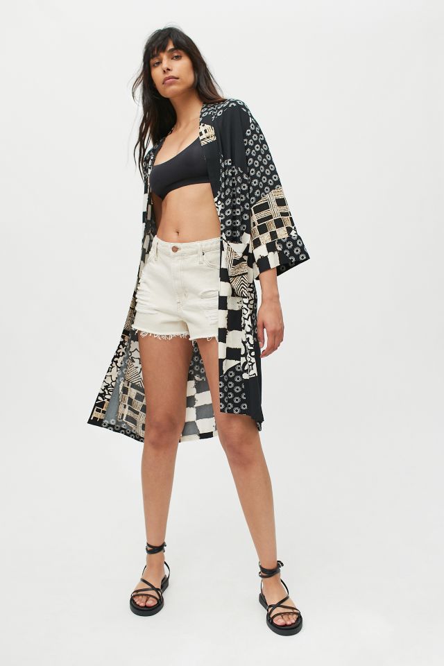 UO Vera Patchwork Robe Duster | Urban Outfitters Canada