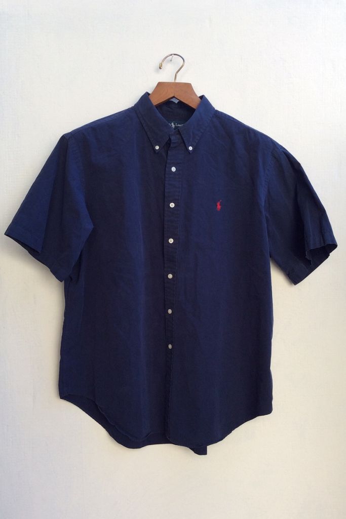 Vintage Polo Ralph Lauren Short Sleeve Button Down Shirt Urban Outfitters