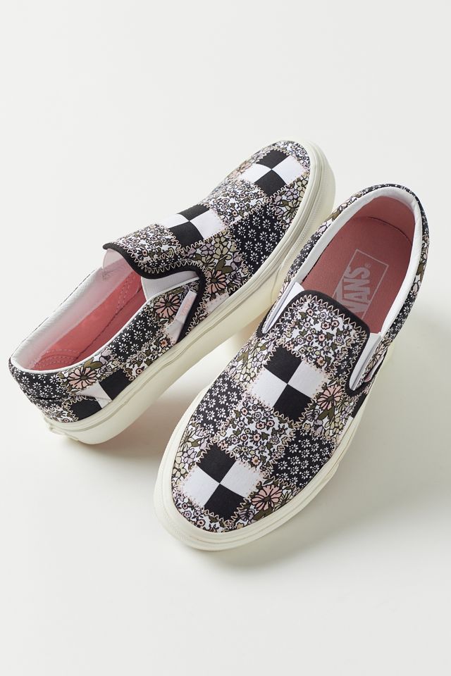 Vans Patchwork Floral Slip-On Sneaker | Urban Outfitters