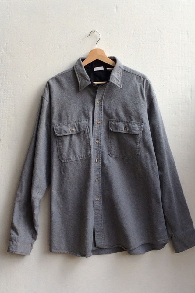 Vintage Heavyweight Oversized Flannel Shirt Jacket Urban Outfitters
